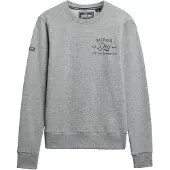 Superdry for man. M2014237A Cutters And Makers grey sweatshirt (M), Casual, Cotton
