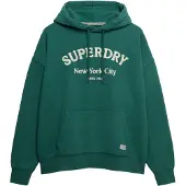 Superdry Luxe Casual Embroidered Relaxed Fit Hettegenser