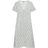 Superdry Print Button Tea Kortermet Midi-kjole