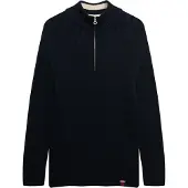 Superdry Slouchy Cable Genser Med Halv Glidelås