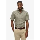 Superdry City Cotton Linen Kortarmet Skjorte