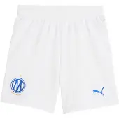 Puma Olympique de Marseille 26/27 Shorts Youth, Clothing, White/Royal, 15-16Y