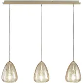 FABAS LUCE Hengelampe Britton, 3 lyskilder, rav