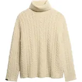 Superdry Cable Genser Med Høy Hals