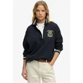 Superdry Crest Rugby Langermet Poloskjorte