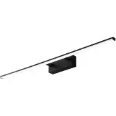 FABAS LUCE LED-vegglampe Nala, svart, bredde 75 cm