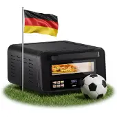 Princess 112780 Pro Max pizzaovn 2100 W 400 °C + pizzastein og pizzaspade