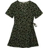 Superdry Mini Swing Wrap Kort Ermet Kort Kjole
