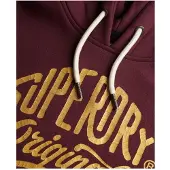 Superdry Mfg Original Metallic Hettegenser