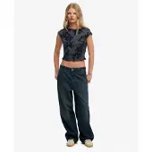 Superdry Flocked Mesh T-skjorte