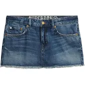 Superdry W7210345a Denimskjørt