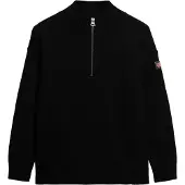 Superdry Slouchy Knitted Genser Med Halv Glidelås