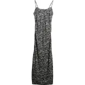 Superdry Bias Cut Maxi Slip Ermeløs Lang Kjole