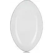 Revol Equinoxe Oval tallerken Hvit 35x22 cm