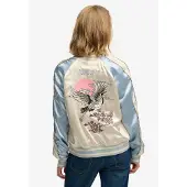 Superdry for woman. W5012091A Suikajan jacket blue (S), Casual, Polyester