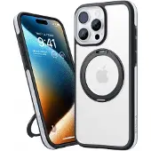 Torras Ostand R Fusion-etui for iPhone 16 Pro (svart)
