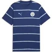 Puma Manchester City ftblCulture Printed Tee Men, Clothing, Blue Jewel/Dewdrop, L