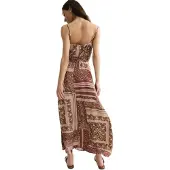 Scotch & Soda Ufu01584t Ermeløs Lang Kjole