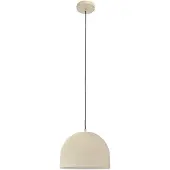 Forlight hengelampe Fres, beige, stål, Ø 30 cm