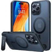 Torras Pstand Series-etui for iPhone 16 Pro (svart)