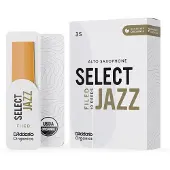 Daddario Organic Select Jazz Filed Alto Sax Reeds 3M (10 Pack)