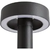 LUCANDE LED-gatelampe Nirella, 100 cm, svart, CCT, IP65