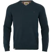 Härkila Vincent Merino V-Neck Sweater Men Dark Navy 3XL