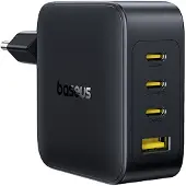 Baseus EnerFill FH11 GaN 140W Wall Charger 3xUSB-C + 1xUSB-A - Black