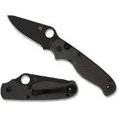Spyderco ButtonUp Carbon Fiber foldekniv, svart