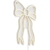 QAZQA Neon vegglampe varmhvit inkl. LED - Bow