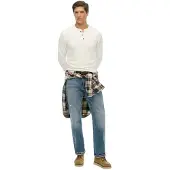 Superdry Grandad Langarmet T-skjorte