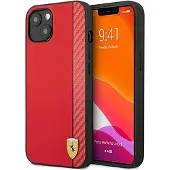 Ferrari FESAXHCP13SRE iPhone 13 mini 5,4" rød/rød hardcase On Track Carbon Stripe