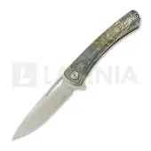 CH Knives Vexor - Damascus - Titanium foldekniv