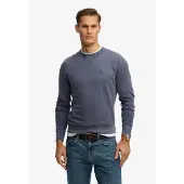 Superdry for man. M2014044A Classic Essential blue sweatshirt (XXL), Casual, Cotton