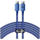 Baseus Crystal Shine USB-C / USB-C Kabel CAJY000703 - 2m - Blå