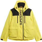 Superdry for woman. W5011847A Colour Block Ult Coat yellow (S), Casual, Polyester, Outdoor