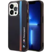 BMW Koffert BMHCP14L22HVGV iPhone 14 Pro 6,1" svart/svart IML Tricolor Stripe
