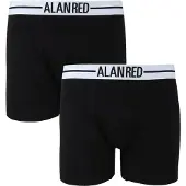 Alan red Boksershorts 2-pakning Svart Størrelse