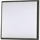 FABAS LUCE LED-taklampe Desdy, 30 x 30 cm, IP54, svart