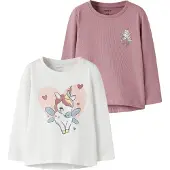 Name It Mini 2-pakning Langermet Topp