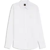 BOSS for man. 50565626 Ricoplus white shirt (XXL), Casual, Cotton, Long sleeve