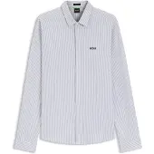 BOSS Dymova L 10280787 Green Skjorte Med Lange Ermer
