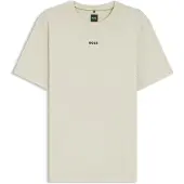 BOSS for man. 50564508 Light beige Active T-shirt (M), Casual, Sport, Polyester, Short sleeve