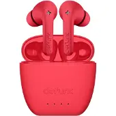 DeFunc TRUE AUDIO - True wireless-hodetelefoner med mikrofon - i øret - Bluetooth - rød