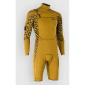 iON Seek Core 3/2 Shorty Ls Front Zip Våtdrakt svart