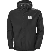 Helly Hansen for man. 62047 Black Seven J waterproof jacket (3XL), Polyester, Outdoor