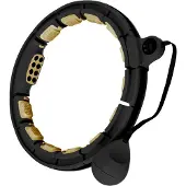 HMS hula hoop med vekter og magnet + teller HHM13 svart/gull