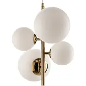 Aldex Hengelampe Dione, 4 lyskilder, gull