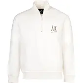 Armani Exchange for man. XM000370AF10818U0009 White Casual Sweatshirt (XXL), Cotton, Long sleeve