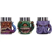 Nemesis Now Dungeons & Dragons Mini Glasses X3 8.8cm Dekorativ Beger